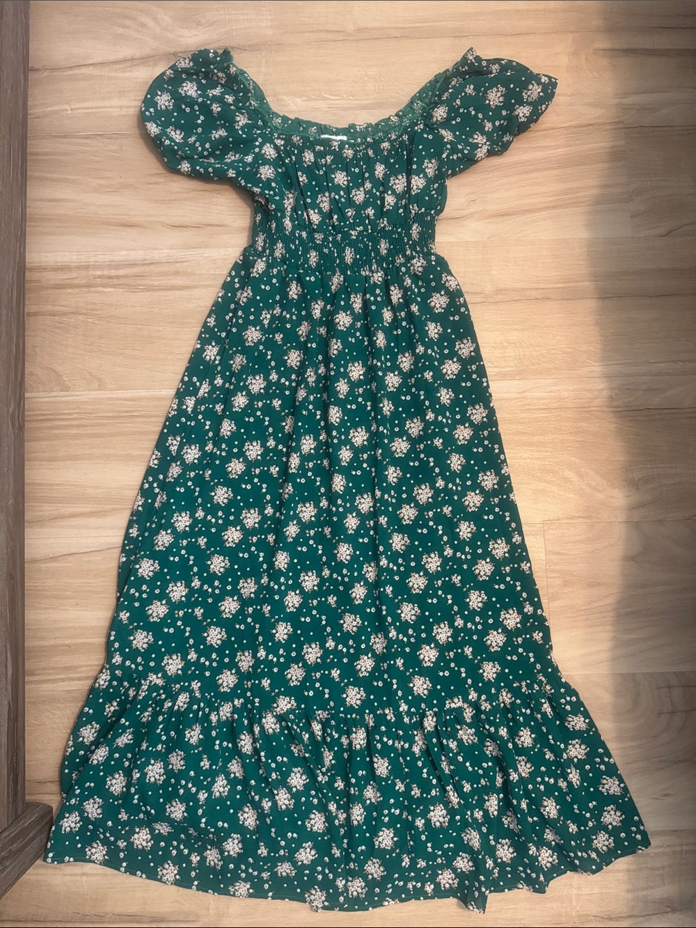 Petal & Pup Green Floral Dress